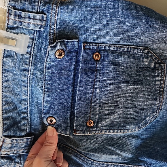 Eddie Bauer Cropped Jeans Denim sz 14 - Picture 12 of 15